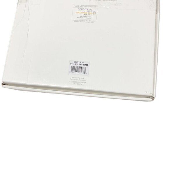 Littles by GlucksteinHome Crinkle Crib Bed Skirt White - Picture 4 of 4